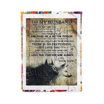 Scotstee Shop - Personalized Gift To My Husband Cute Family Gifts Fleece Blanket