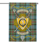 House Flag - Cathcart Irish Shield Celtic Cross Tartan Garden Flag St Patrick's Day Garden Flag