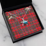 Sea Turtle Necklace To My Beautiful Soulmate Necklace In Your Eyes I Have Found My Home Clan MacKillop Tartan Blue Turtle Necklace