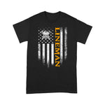 Scotstee Shop - Vintage USA Lineman American Flag Patriotic Funny Cool Gift 4th Of July Shirt Lineman Shirts Power Lineman Tee Shirts