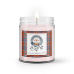 Soy Wax Candle - Buffalo Plaid Candle Clan Badge Cameron Of Lochiel Ancient Tartan Plaid Soy Wax Candle, oil candle, candle handmade, wax candle, soy wax, nature wax, natural soy wax, natural soy candles, natural candle