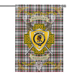 House Flag - Borthwick Irish Shield Celtic Cross Tartan Garden Flag St Patrick's Day Garden Flag