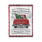 Tartan Blanket Vintage Red Truck with Christmas Tree Family Scottish Clan MacDuff Modern plaid blanket, red plaid blanket, buffalo plaid blanket, green plaid blanket, plaid fleece blanket, blue plaid blanket, red tartan blanket, tartan plaid blanket, black and white plaid blanket, , christmas plaid blanket, orange plaid blanket, tartan plaid throw blanket, pink plaid blanket, brown plaid blanket, buffalo check blanket