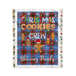 Personalized Gift Tartan Plaid Blanket Clan Skirving With Christmas Cookie Baking Crew Christmas Gift Blanket, Plaid Blanket, Christmas Fleece Blanket, Christmas Blanket, Tartan Blanket, Scottish Blanket, Scotland Blanket, Family Name Blanket, Custom Blanket, Personalized Blanket