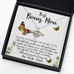 Cross Dancing Necklace - Stepmom Necklace, To My Bonus Mom Gift Neckalce, Thank For You Loving Me As Your Own