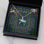 Sea Turtle Necklace To My Beautiful Soulmate Necklace In Your Eyes I Have Found My Home Clan Donnachaidh Robertson Tartan Blue Turtle Necklace