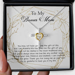 Cross Dancing Necklace - Stepmom Necklace, Bonus Mom Necklace, Step Mother Gift From Bride, Mother's Day Gift For Step Mom Necklace