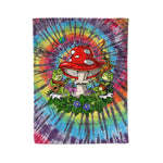 Scotstee Shop - Scotstee Shop Blanket Bufo Alvarius Toad Trip Swirl Tie Dye Cornhole Hippie Rainbow Fleece Blanket