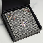 To My Beautiful Soulmate Necklace In Your Eyes I Have Found My Home Clan Scott Black White Ancient Tartan Rising Phoenix Necklace