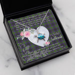 Sea Turtle Necklace Gift for My Beautiful Girlfriend Valentines Necklace Clan Lumsden Hunting Tartan Blue Turtle Necklace