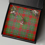 To My Beautiful Soulmate Necklace In Your Eyes I Have Found My Home Clan MacGregor Modern Tartan Crown Pendant Necklace