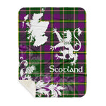 Sherpa Blanket - Tartan Blanket Thistle and Lion Scottish Clan Taylor Plaid Blanket, plaid sherpa blanket queen,purple sherpa blanket,queen sherpa blanket,queen size sherpa blanket,red sherpa blanket,scottish tartan blankets,sherpa blanket,sherpa christmas blanket