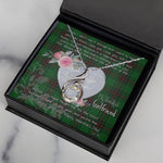 Rising Phoenix Necklace - Valentine Necklace Clan Orrock Tartan Gift for Girlfriend, Gift for My Wife Rising Phoenix Necklace