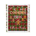 Products Personalized Gift Tartan Plaid Blanket Clan Fullarton With Christmas Cookie Baking Crew Christmas Gift Blanket, Plaid Blanket, Christmas Fleece Blanket, Christmas Blanket, Tartan Blanket, Scottish Blanket, Scotland Blanket, Family Name Blanket, Custom Blanket, Personalized Blanket