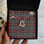 To My Beautiful Soulmate Necklace In Your Eyes I Have Found My Home Clan Crawford Tartan Forever Love Necklace