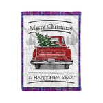 Tartan Blanket Vintage Red Truck with Christmas Tree Family Scottish Clan Jackson plaid blanket, red plaid blanket, buffalo plaid blanket, green plaid blanket, plaid fleece blanket, blue plaid blanket, red tartan blanket, tartan plaid blanket, black and white plaid blanket, , christmas plaid blanket, orange plaid blanket, tartan plaid throw blanket, pink plaid blanket, brown plaid blanket, buffalo check blanket