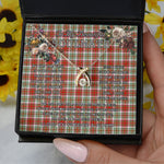 To My Beautiful Soulmate Necklace In Your Eyes I Have Found My Home Clan MacAlister Dress Tartan Wishbone Dancing Necklace