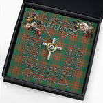 To My Beautiful Soulmate Necklace In Your Eyes I Have Found My Home Clan Menzies Green Ancient Tartan Cross Dancing Necklace