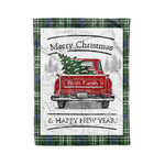 Tartan Blanket Vintage Red Truck with Christmas Tree Family Scottish Clan Blyth Tweeside District plaid blanket, red plaid blanket, buffalo plaid blanket, green plaid blanket, plaid fleece blanket, blue plaid blanket, red tartan blanket, tartan plaid blanket, black and white plaid blanket, , christmas plaid blanket, orange plaid blanket, tartan plaid throw blanket, pink plaid blanket, brown plaid blanket, buffalo check blanket