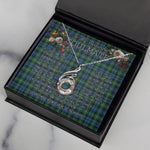 To My Beautiful Soulmate Necklace In Your Eyes I Have Found My Home Clan Lyon Hunting Tartan Rising Phoenix Necklace
