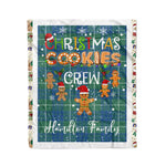 Personalized Gift Tartan Plaid Blanket Clan Hamilton Hunting Ancient With Christmas Cookie Baking Crew Christmas Gift Blanket, Plaid Blanket, Christmas Fleece Blanket, Christmas Blanket, Tartan Blanket, Scottish Blanket, Scotland Blanket, Family Name Blanket, Custom Blanket, Personalized Blanket