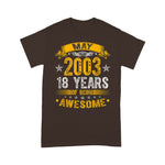 Scotstee Shop - 18th Birthday Decorations May 2003 Boy Girl 18 Years Old Birthday Shirt