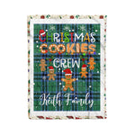 Personalized Gift Tartan Plaid Blanket Clan Keith Ancient With Christmas Cookie Baking Crew Christmas Gift Blanket, Plaid Blanket, Christmas Fleece Blanket, Christmas Blanket, Tartan Blanket, Scottish Blanket, Scotland Blanket, Family Name Blanket, Custom Blanket, Personalized Blanket
