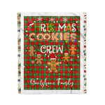 Products Personalized Gift Tartan Plaid Blanket Clan Gartshore With Christmas Cookie Baking Crew Christmas Gift Blanket, Plaid Blanket, Christmas Fleece Blanket, Christmas Blanket, Tartan Blanket, Scottish Blanket, Scotland Blanket, Family Name Blanket, Custom Blanket, Personalized Blanket