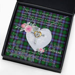 Gift For My Beautiful Girlfriend Necklace Valentine Necklace Clan Galbraith Morden Tartan Cross Dancing Necklace Scottish Tartan Jewelry