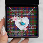 Sea Turtle Necklace Gift for My Beautiful Girlfriend Valentines Necklace Clan Tennant Tartan Blue Turtle Necklace, Valentine Necklace Gift for Girlfriend Clan Mitchell Ancient Tartan Sunflower Pendant Necklace, Scottish Tartan Jewelry, valentine necklace, necklace girlfriend, necklace for wife, cute necklaces for girlfriend, jewelry for girlfriend, to my soulmate necklace, to my future wife necklace