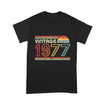 1977 Years Old Vintage Birthday Gift Retro Style Birthday Shirt - Scotstee Shop