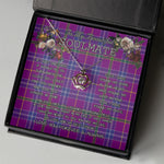 To My Beautiful Soulmate Necklace In Your Eyes I Have Found My Home Clan Jackson Tartan Crown Pendant Necklace
