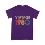1980 41st Birthday Gift Vintage Retro Men Women 41 Years Old Birthday Shirt - Scotstee Shop