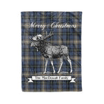 Tartan Blanket With Moose Clan MacDowall Plaid Blanket Tartan Plaid Fleece Blanket, Christmas Blanket, tartan blanket, plaid blanket, red plaid blanket, buffalo plaid blanket, green plaid blanket, plaid fleece blanket, blue plaid blanket, red tartan blanket, tartan plaid blanket, black and white plaid blanket, christmas plaid blanket, orange plaid blanket, tartan plaid throw blanket, pink plaid blanket, brown plaid blanket, buffalo check blanket