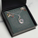To My Beautiful Soulmate Necklace In Your Eyes I Have Found My Home Clan Melville Tartan Rising Phoenix Necklace