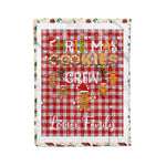 Personalized Gift Tartan Plaid Blanket Clan Lennox Dress With Christmas Cookie Baking Crew Christmas Gift Blanket, Plaid Blanket, Christmas Fleece Blanket, Christmas Blanket, Tartan Blanket, Scottish Blanket, Scotland Blanket, Family Name Blanket, Custom Blanket, Personalized Blanket