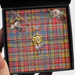 To My Beautiful Soulmate Sunflower Necklace In Your Eyes I Have Found My Home Clan Drummond Of Strathallan Tartan Jewelry For Girlfriend