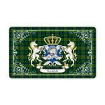 Doormat - Welcome Mat Scottish Cranstoun Modern Clan Badge Tartan Door Mat, Plaid Doormat