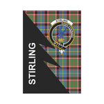 Scotstee Shop Stirling (of Cadder-Present Chief) Tartan Garden Flag - Flash Style