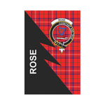 Scotstee Shop Rose Tartan Garden Flag - Flash Style