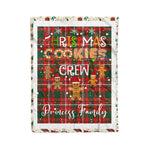 Personalized Gift Tartan Plaid Blanket Clan Princess Margaret With Christmas Cookie Baking Crew Christmas Gift Blanket, Plaid Blanket, Christmas Fleece Blanket, Christmas Blanket, Tartan Blanket, Scottish Blanket, Scotland Blanket, Family Name Blanket, Custom Blanket, Personalized Blanket