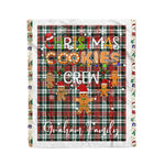 Personalized Gift Tartan Plaid Blanket Clan Graham With Christmas Cookie Baking Crew Christmas Gift Blanket, Plaid Blanket, Christmas Fleece Blanket, Christmas Blanket, Tartan Blanket, Scottish Blanket, Scotland Blanket, Family Name Blanket, Custom Blanket, Personalized Blanket