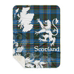 Sherpa Blanket - Tartan Blanket Thistle and Lion Scottish Clan Cockburn Plaid Blanket, plaid sherpa blanket queen,purple sherpa blanket,queen sherpa blanket,queen size sherpa blanket,red sherpa blanket,scottish tartan blankets,sherpa blanket,sherpa christmas blanket