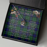 To My Beautiful Soulmate Necklace In Your Eyes I Have Found My Home Clan MacCallum Tartan Crown Pendant Necklace