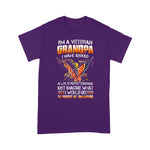Scotstee Shop - Veteran USA Grandpa Proud Vet Grandfather Fathers Day 4th Of July Shirt