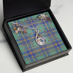 To My Beautiful Soulmate Necklace In Your Eyes I Have Found My Home Clan US Marine Tartan Rising Phoenix Necklace