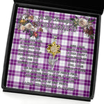 To My Beautiful Soulmate Sunflower Necklace In Your Eyes I Have Found My Home Clan Dunlop Dress Tartan Jewelry For Girlfriend, Tartan Sunflower Pendant Necklace, Scottish Tartan Jewelry, valentine necklace, necklace girlfriend, necklace for wife, cute necklaces for girlfriend, jewelry for girlfriend, to my soulmate necklace, to my future wife necklace