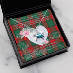 Sea Turtle Necklace Gift for My Beautiful Girlfriend Valentines Necklace Clan Stewart Atholl Modern Tartan Blue Turtle Necklace