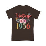Womens Vintage 1956 Birthday Shirt Floral Funny 65th Birthday Gifts Awesome Since 1956 Birthday Shirt - Scotstee Shop