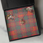 To My Beautiful Soulmate Necklace In Your Eyes I Have Found My Home Clan MacNab Ancient Tartan Crown Pendant Necklace